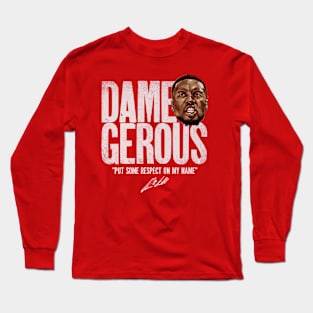 Damian Lillard Portland Dame-gerous Long Sleeve T-Shirt